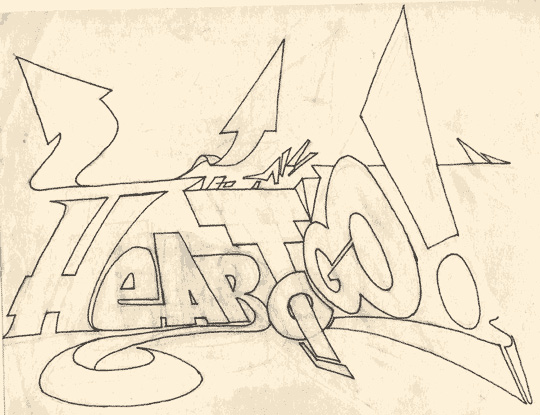 How To Graffiti On Paper. Logo:Graffiti 8.5x11” pen on